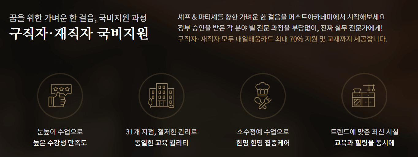 50대 바리스타 국비지원으로 자격증 따기