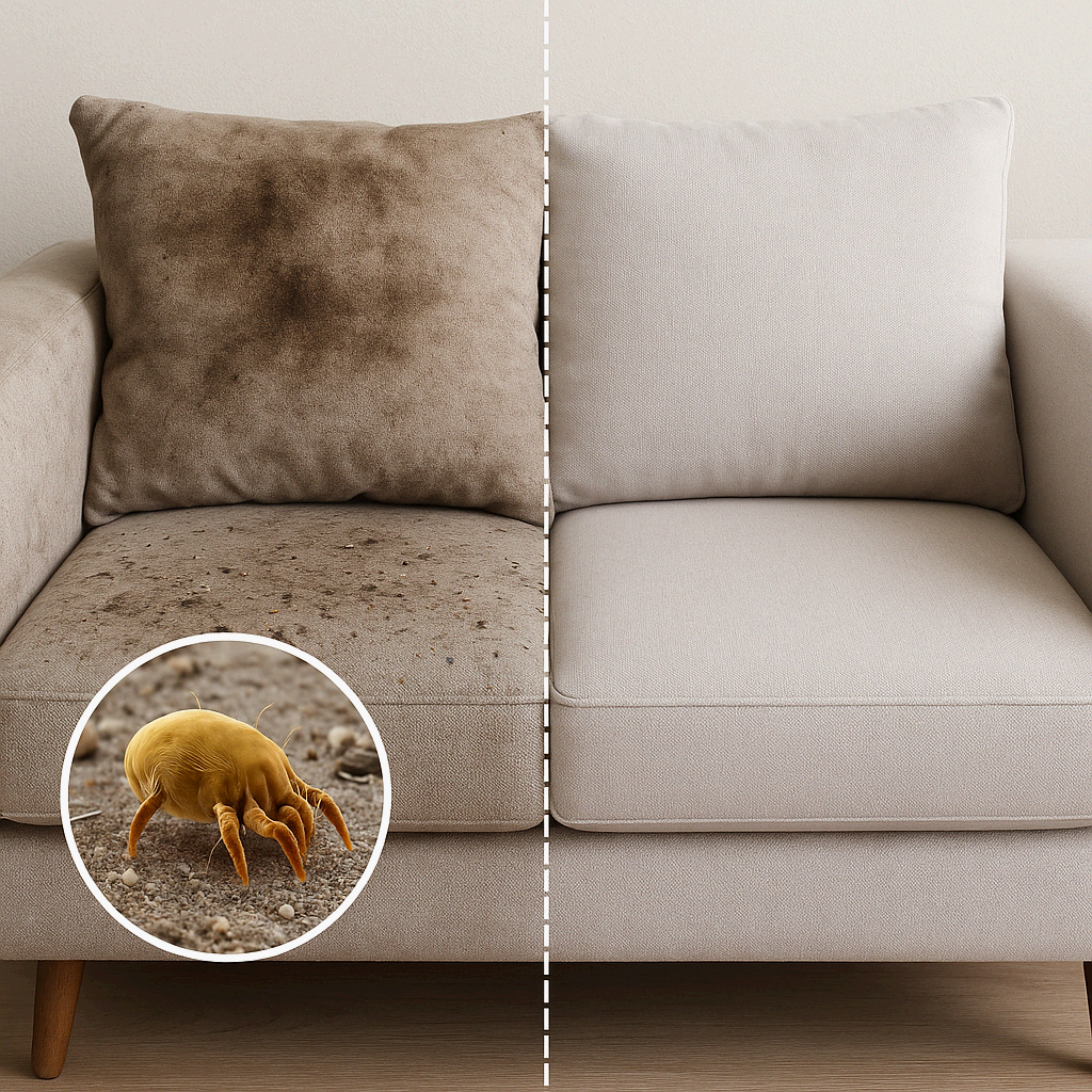 소파와 쿠션 내부 먼지·진드기 제거 청결 가이드