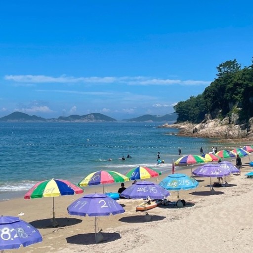 비진도해수욕장