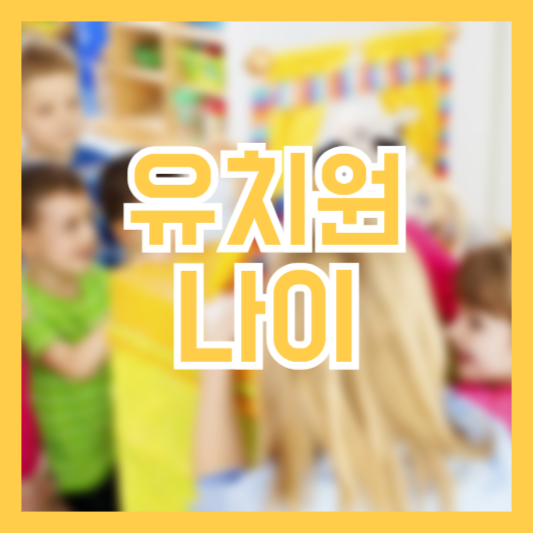 유치원 나이 특징 병설유치원 영어유치원 일반유치원