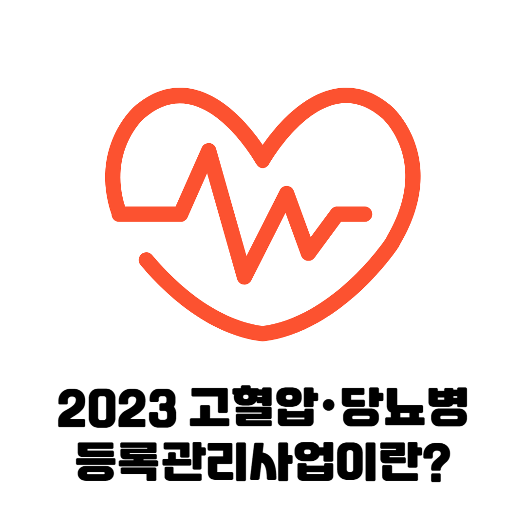 2023 고혈압 당뇨병 등록관리사업