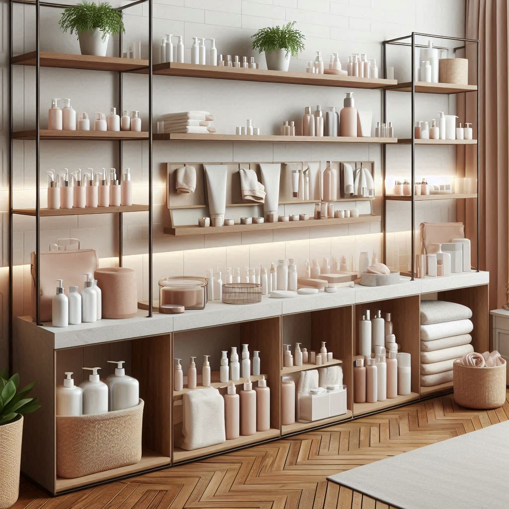 피부,체형관리 샵 배경