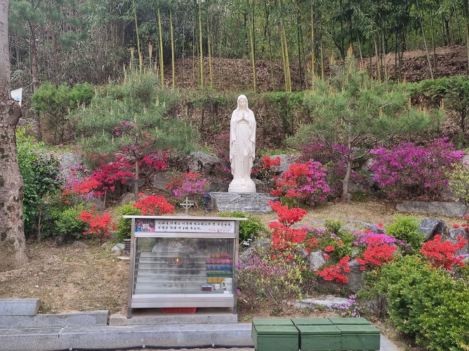 대전 도안동성당 성모상