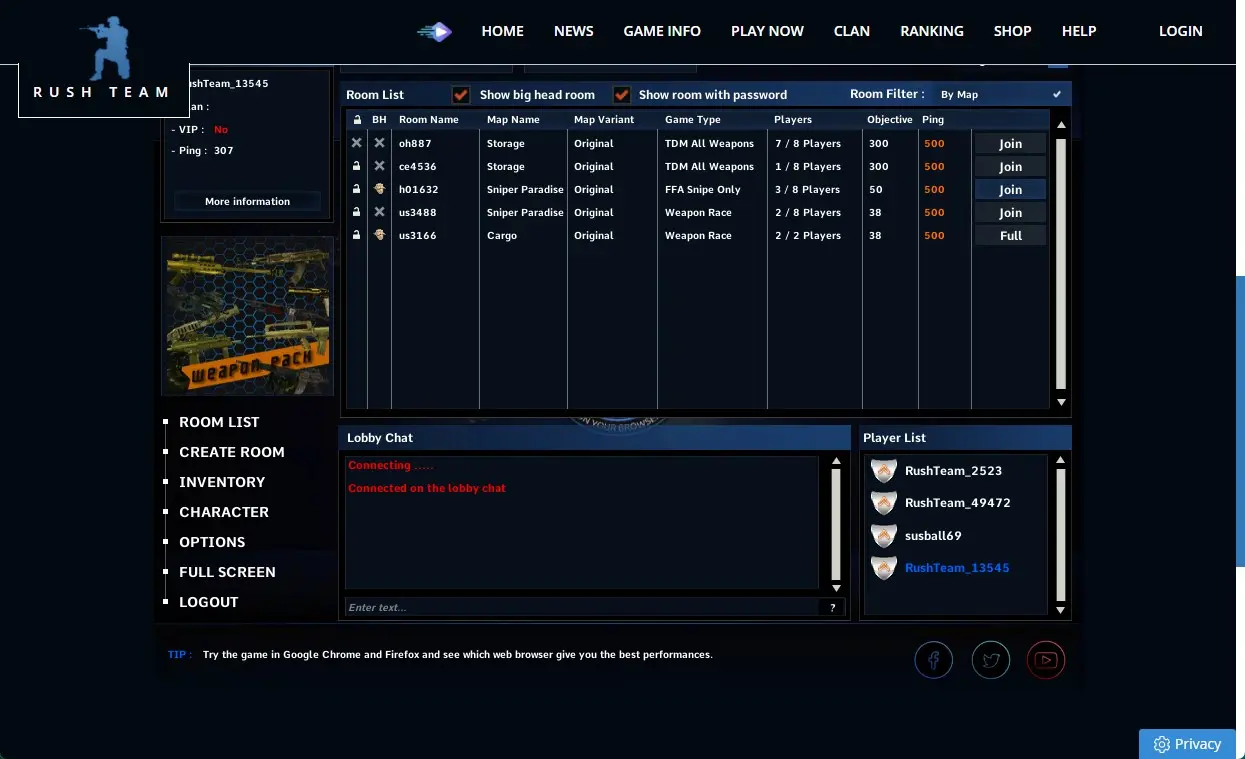 설치 없이 웹 브라우저에서 하는 FPS 게임 사진3