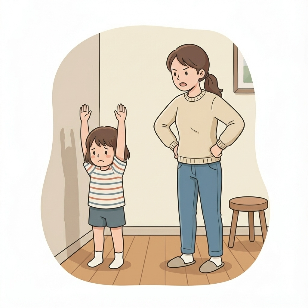 팔을 들고 벌을 설 때 팔이 부들부들 떨리며 내려가는 이유: '등척성 수축'과 근신경 피로의 과학