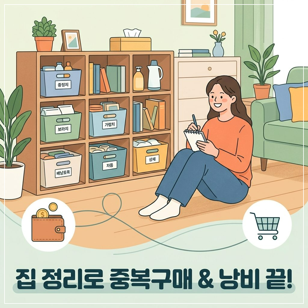 정리정돈으로중복구매막기