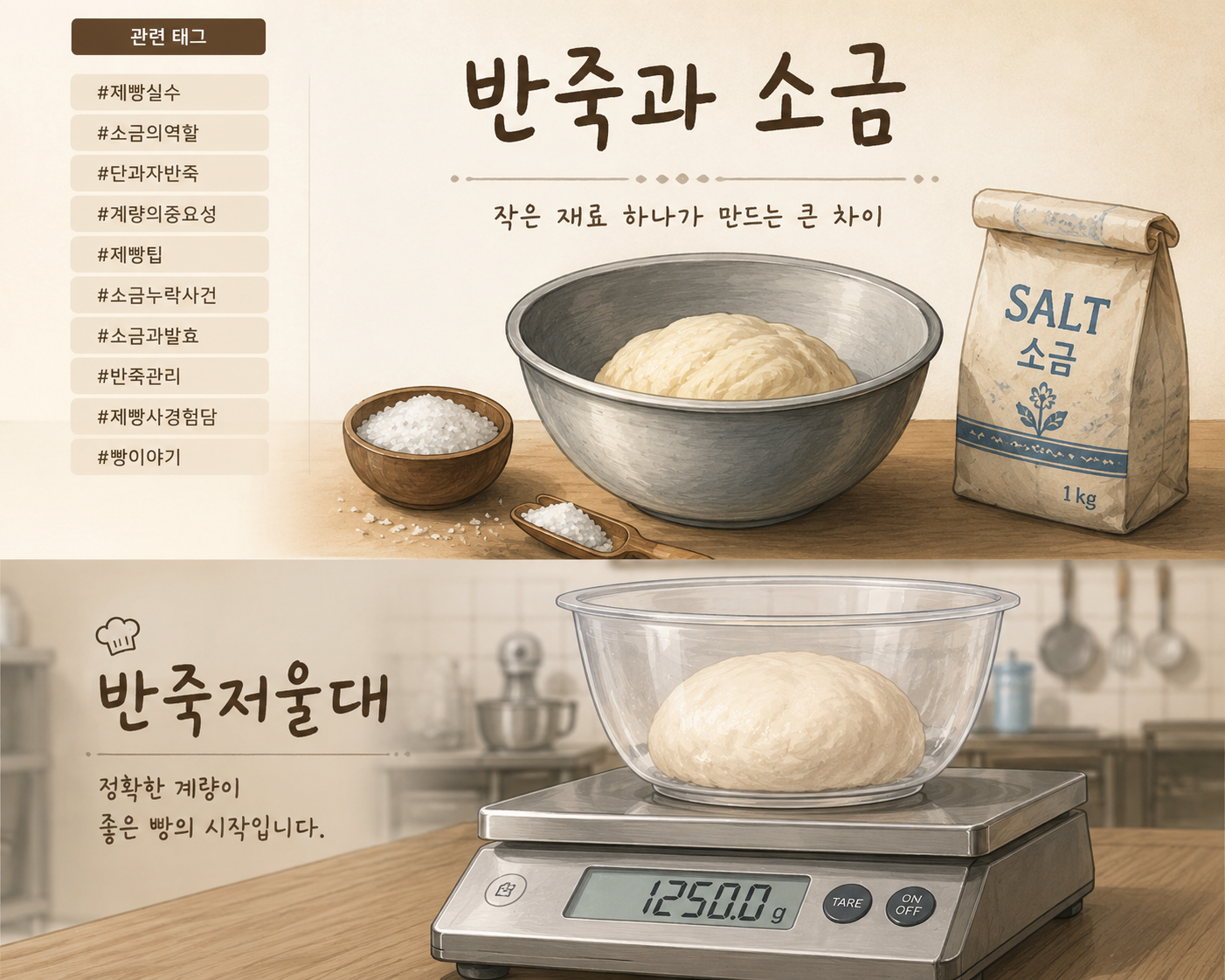 단과자 반죽에 소금을 넣지 않으면 어떻게 될까? 제빵 현장에서 배운 교훈