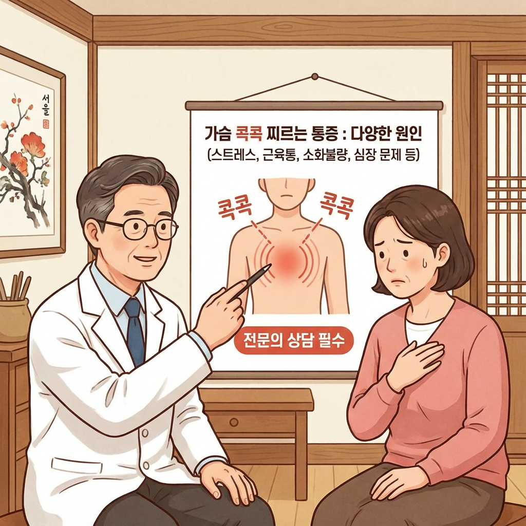 가슴 콕콕 찌르는 통증