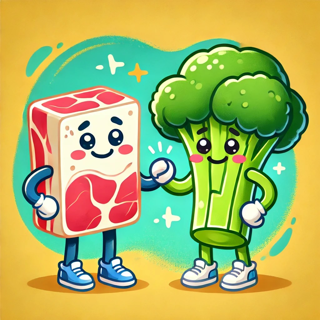 단백질과 채소의 조화