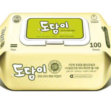 물티슈 유해물질 없는 제품 - 도담이_1