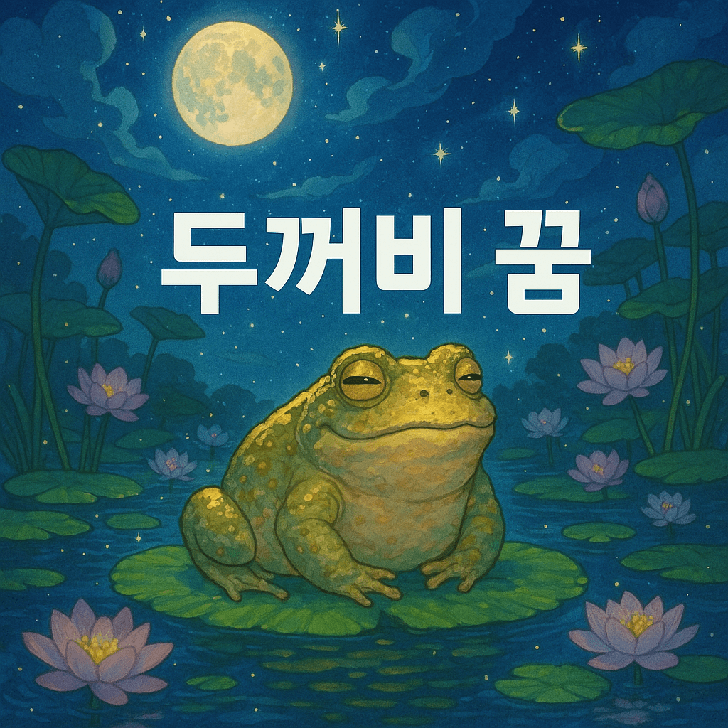 두꺼비 꿈 해몽