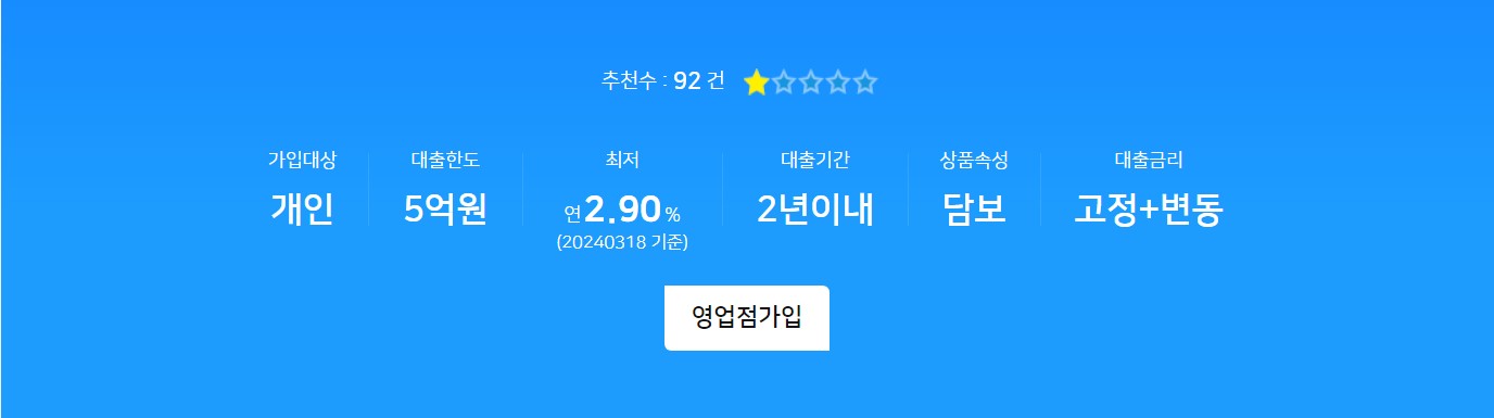 NH전세대출(서울보증보험)