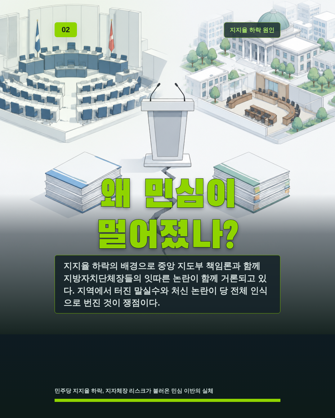 왜 민심이 멀어졌나?
