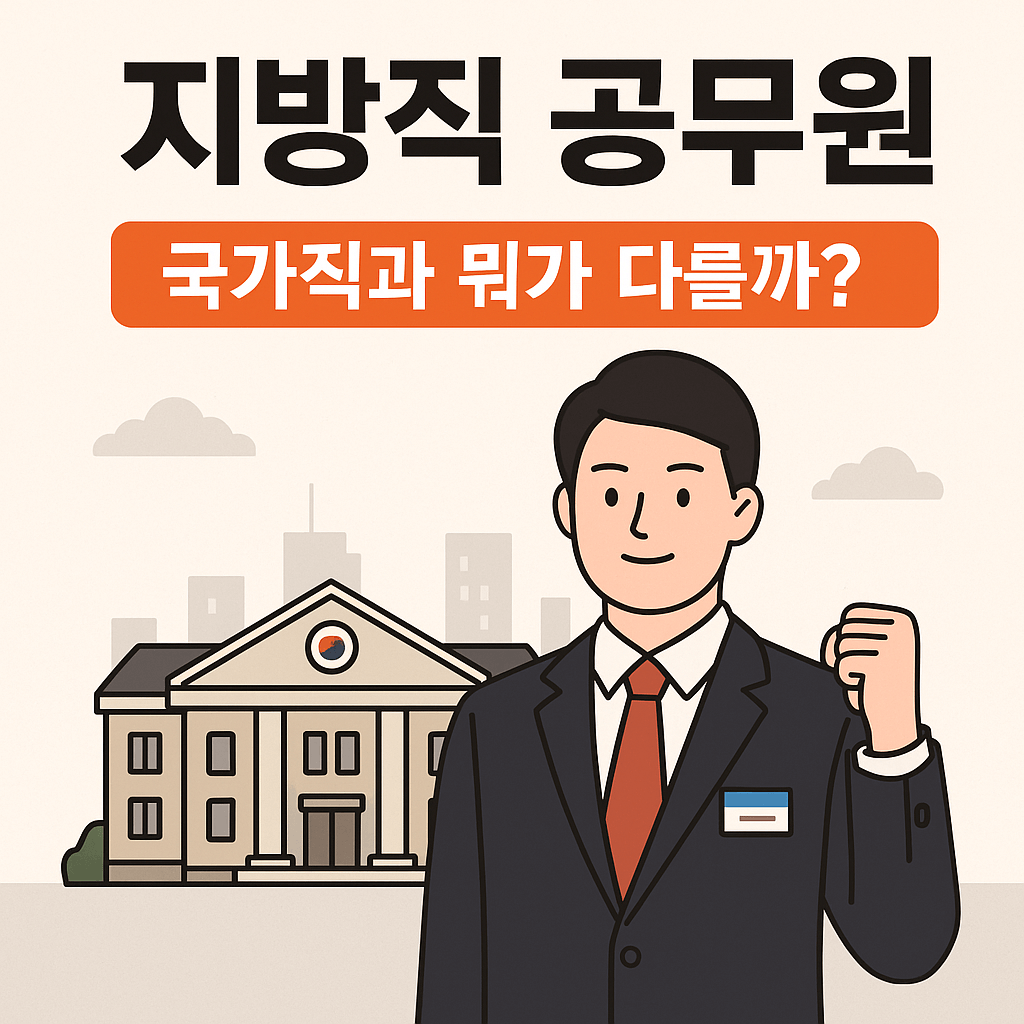 [2025 지방직 공무원] 국가직과 차이, 시험과목, 응시자격 총정리