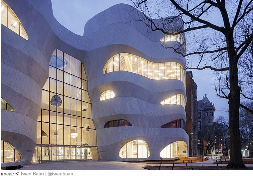 뉴욕의 새로운 탐험 시대...5월 4일 일반 공개 VIDEO:'Gilder Center' Studio gang sculpts the natural history museum's new wing like an eroded canyon