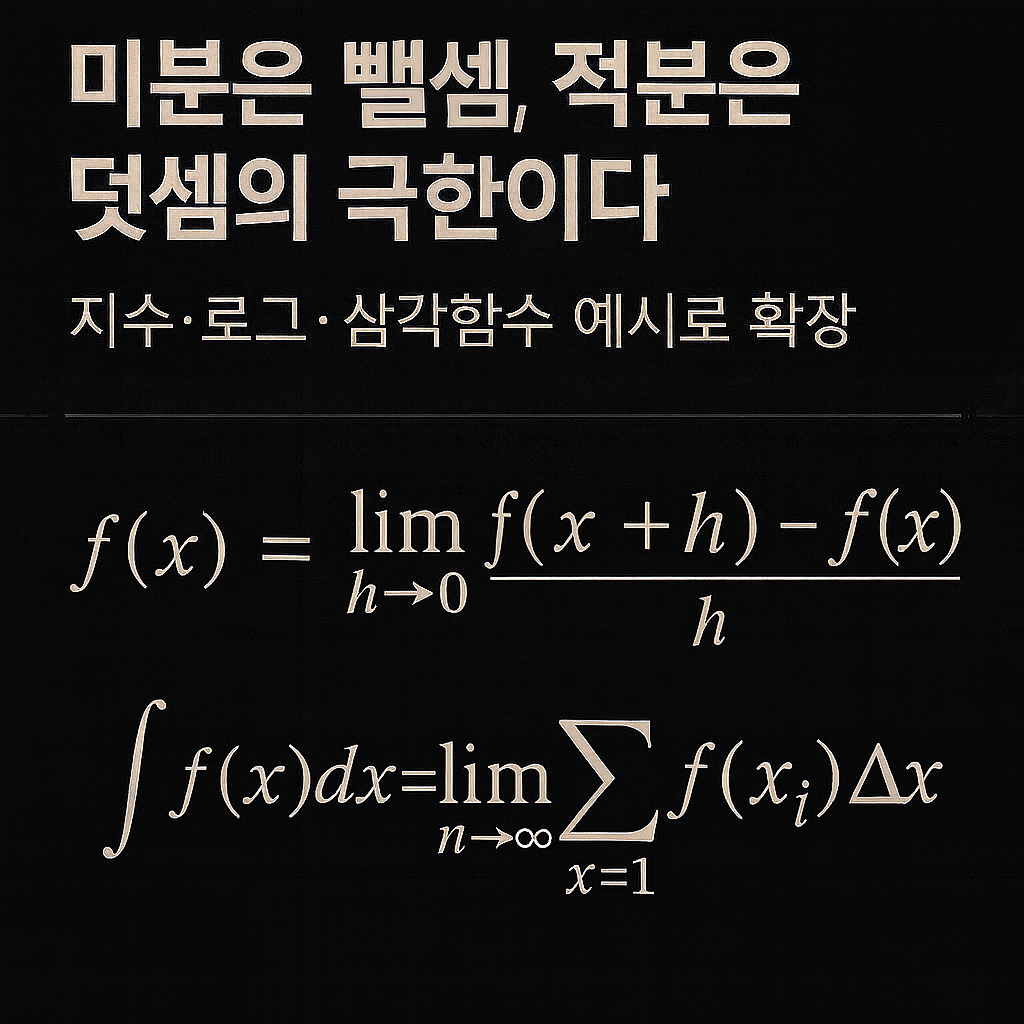 미분 적분 극한