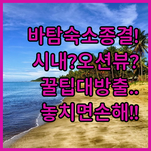 싱가포르 근교 바탐 숙소 추천 나고야..