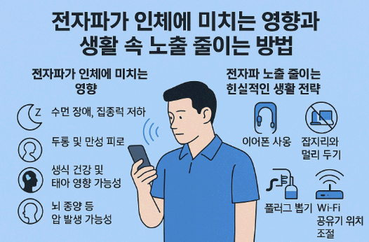 전자파가 인체에 미치는 영향 관련 사진