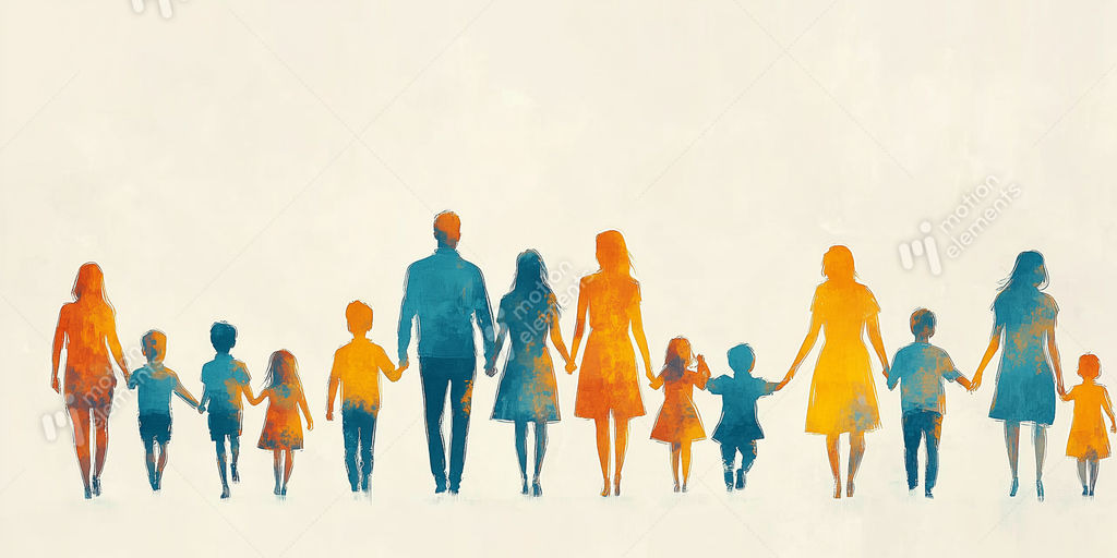 대가족의 이미지