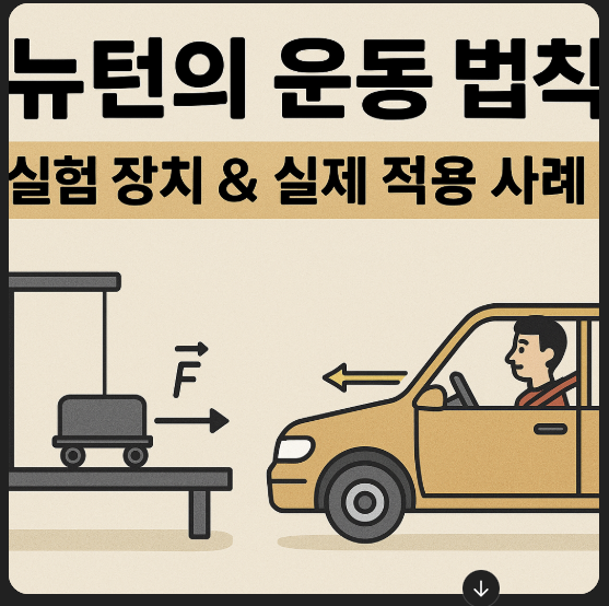 뉴턴의 운동 법칙 실험을 위한 장치와 실제 적용 사례