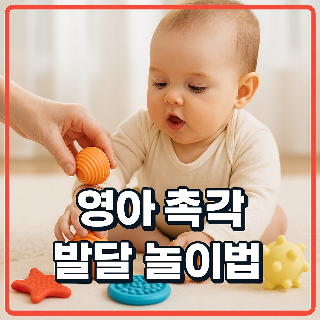 영아 촉각 발달 놀이법