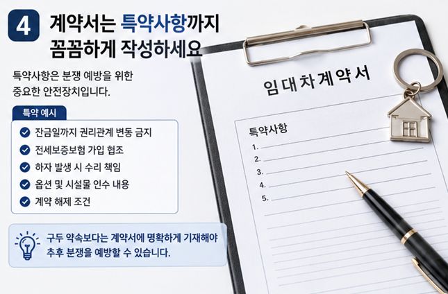 서울 아파트 전세 계약 체크리스트