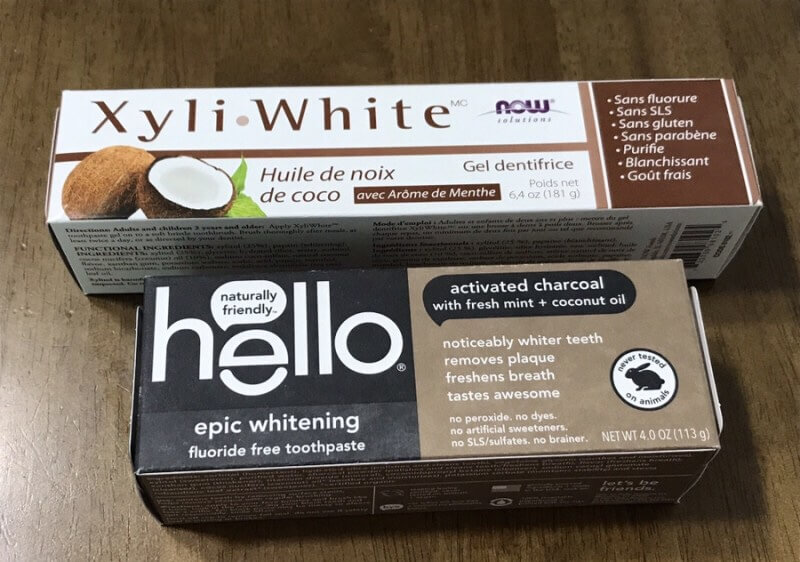 아이허브 코코넛 오일 치약 2가지