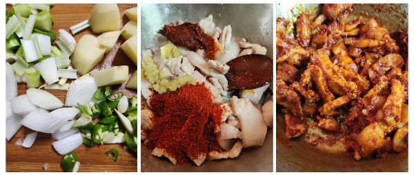 고추장 찌개 만드는 순서