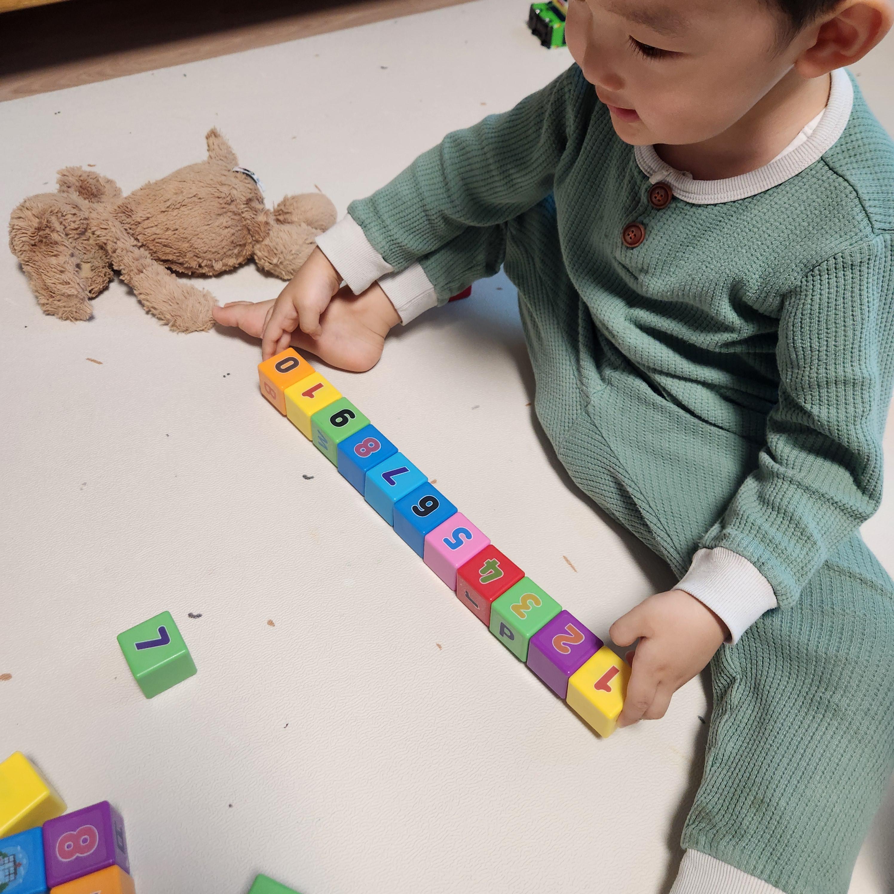 숫자블럭 하나로 시작된 아이 뇌발달 변화후기