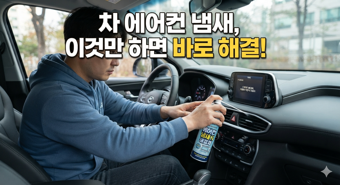 차 에어컨 냄새, 이것만 하면 바로 해결
