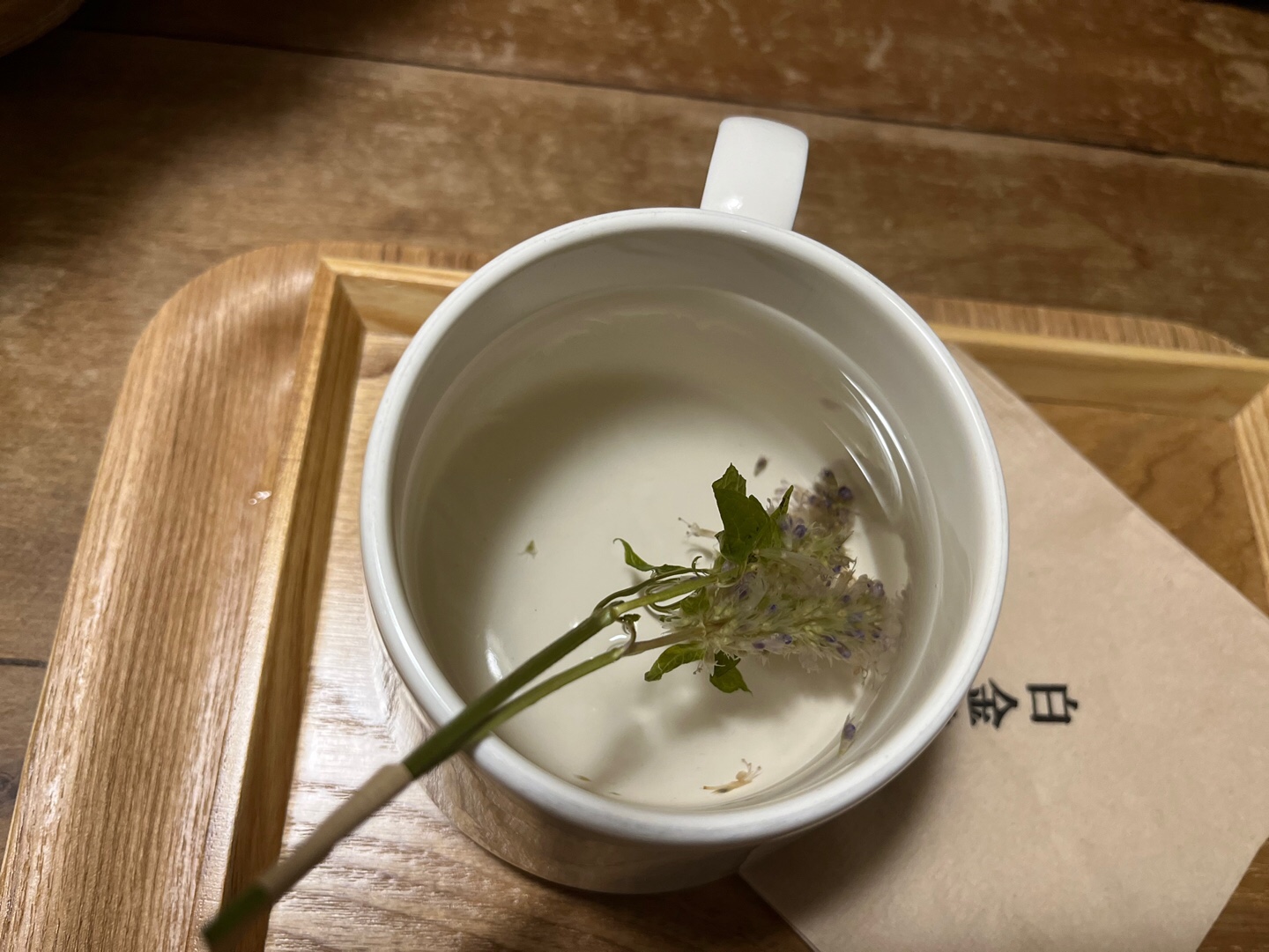 따뜻한 구절초꽃차