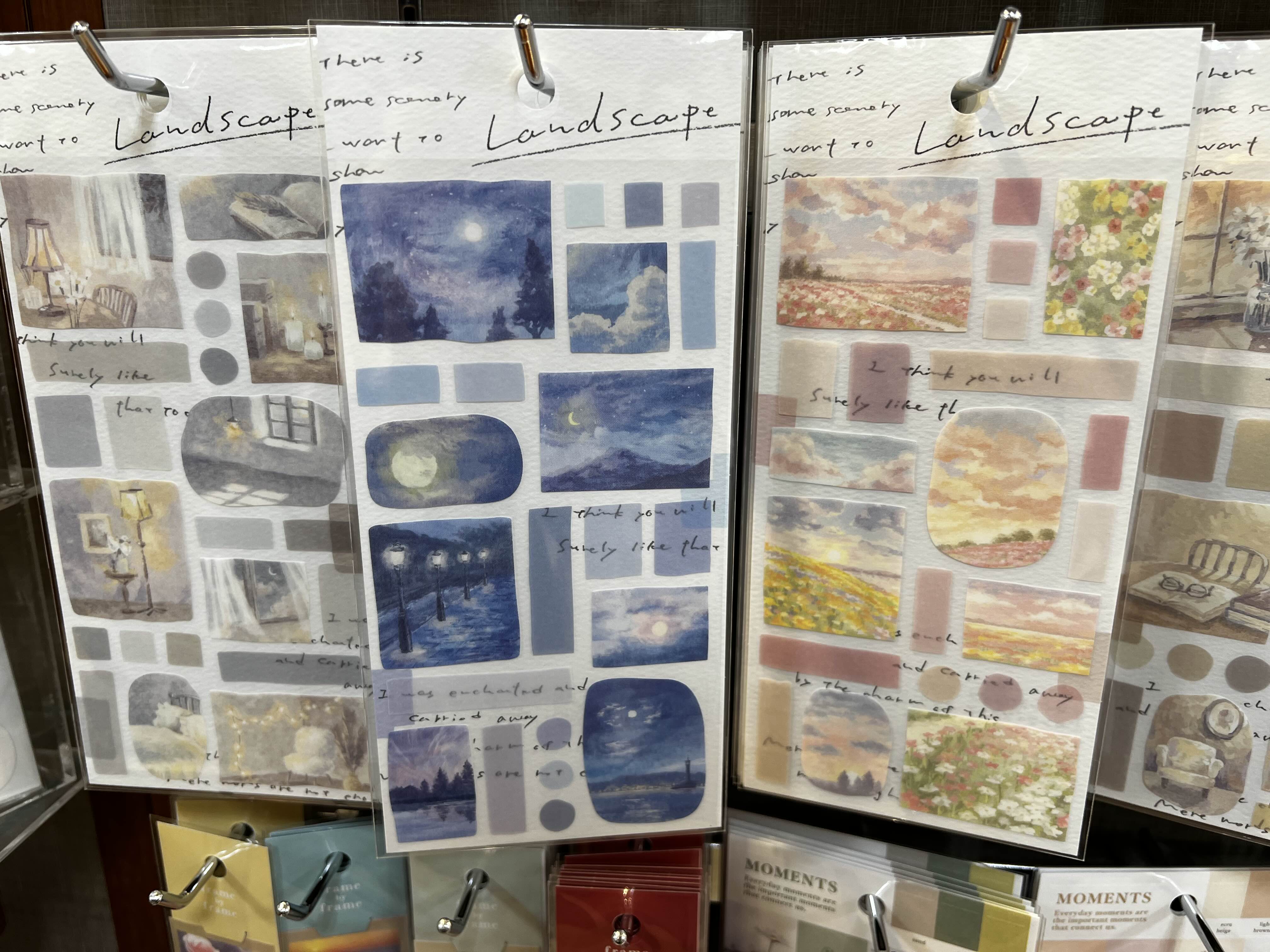 류보백화점 문구류 스티커