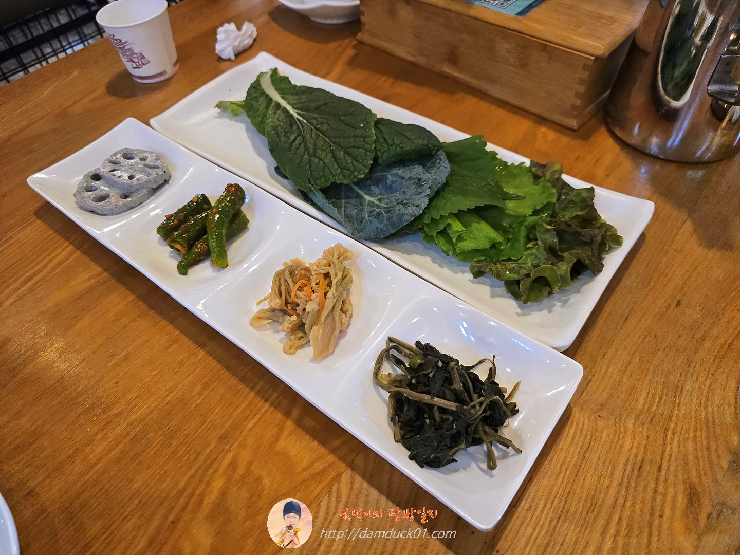백운애꽃 기본 반찬