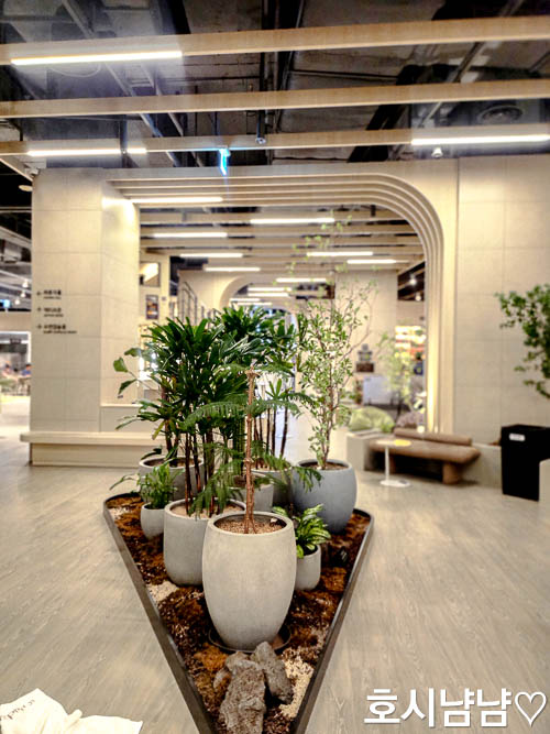 남양주 스파디움24 찜질방 휴게존 인테리어