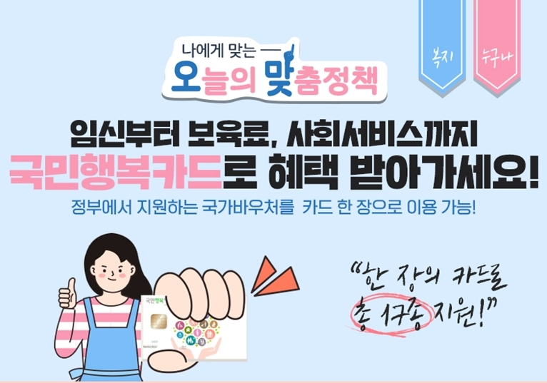 국민행복카드 발급 잔액조회 나에게 맞는 혜택조회하기