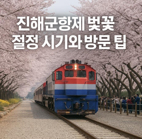 진해군항제 벚꽃 절정시기와 방문팁