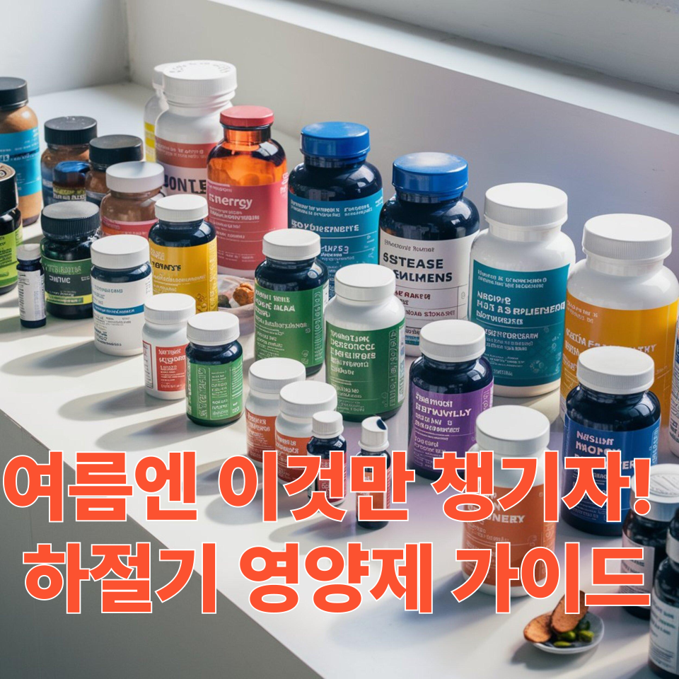 여름엔 이것만 챙기자! 하절기 영양제 가이드