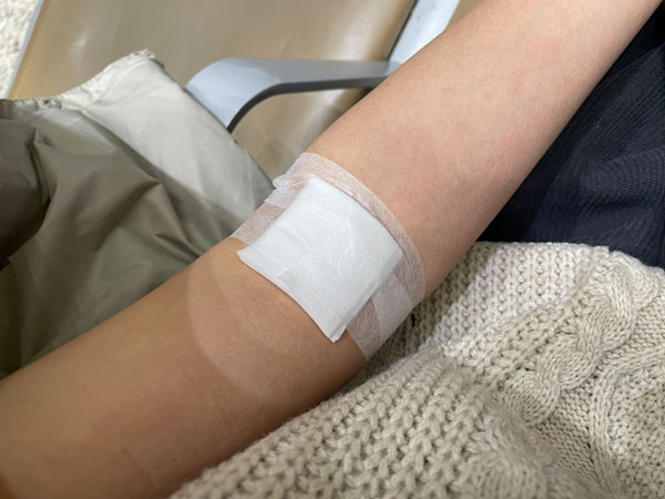 KL-6정량검사, 채혈 완료