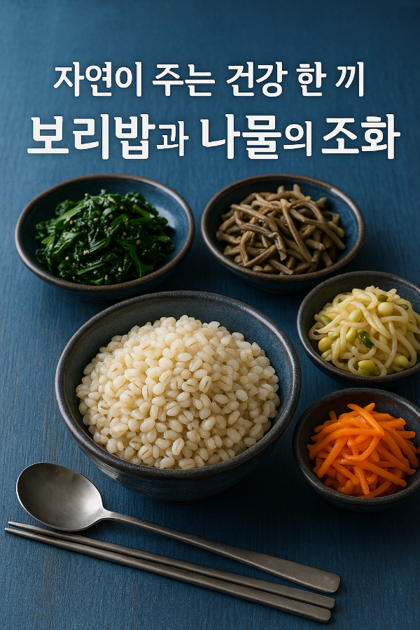 보리밥 효능과 나물 반찬의 건강 조합