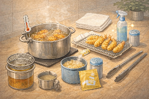 집에서 튀김할 때 꼭 필요한 7가지 튀김 실패를 줄이는 준비물 리스트