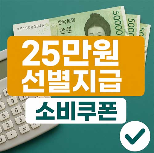 25만원 선별지급