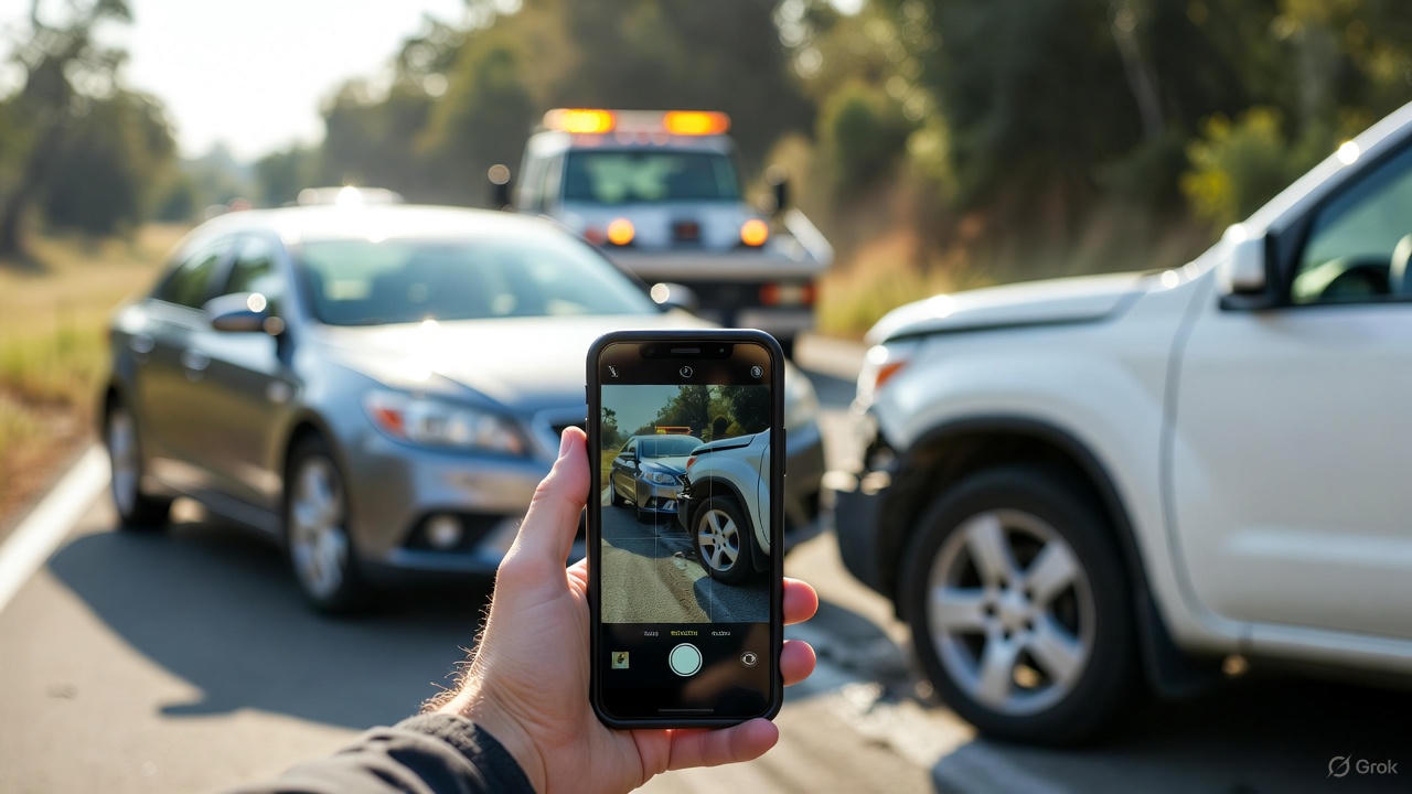 자동차 사고 발생 관련 사진