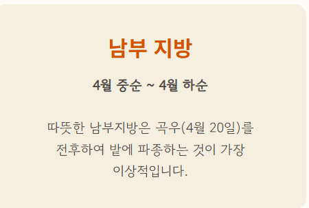 땅콩 심는시기