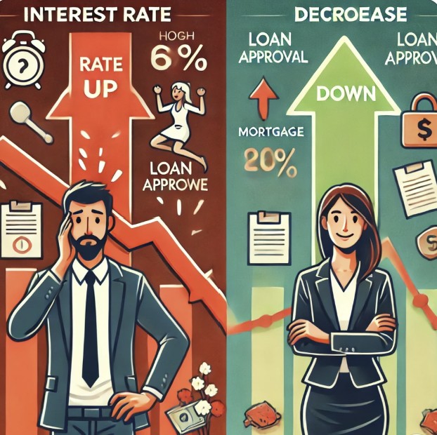 금리인상인하비교사진