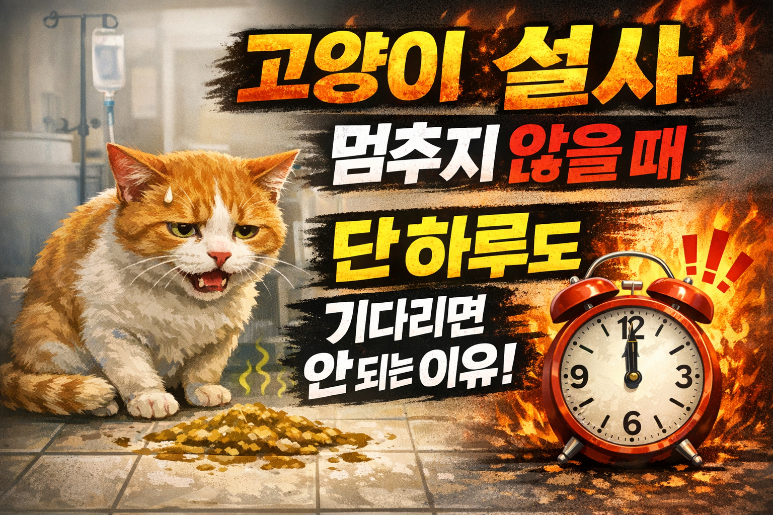고양이 설사