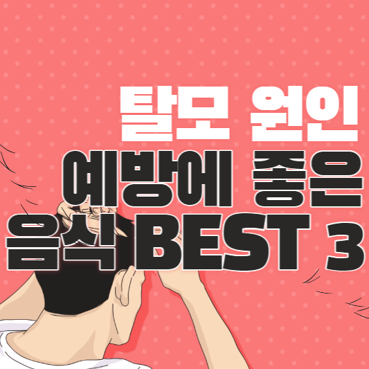 탈모의 원인과 예방에 좋은 음식 BEST 3