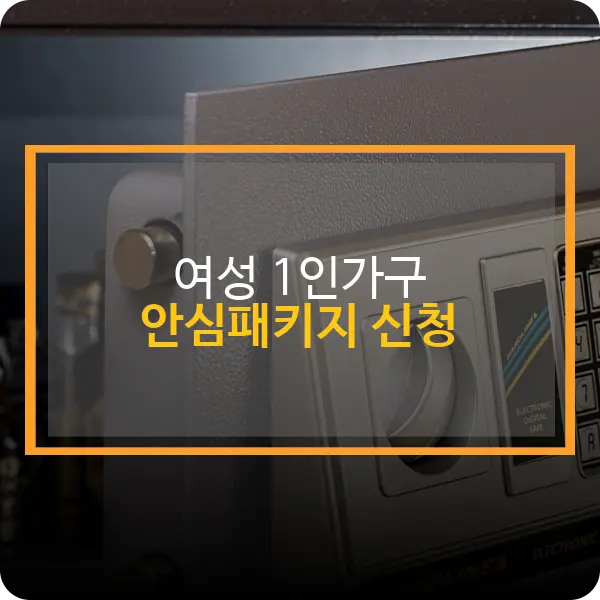 여성 1인가구 안심패키지