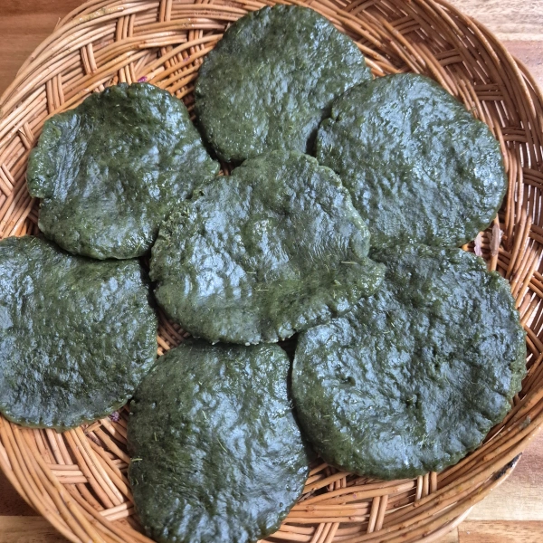 봄철 건강 간식 쑥개떡 만들기