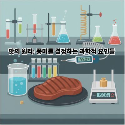 맛의 원리: 풍미를 결정하는 과학적 요인들