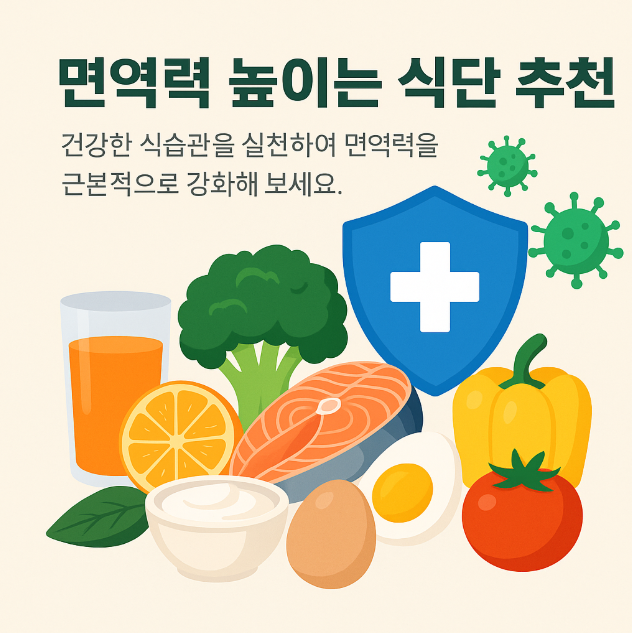 면역력 높이는 식단 관련 이미지